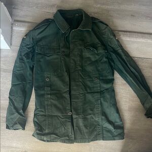 Stylish Green Military Jacket
